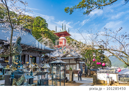 【第23番札所】春の薬王寺 魚籃観音 本堂 瑜祇塔【四国八十八箇所】 【第23番札所】春の薬王寺 魚籃観音 本堂 瑜祇塔【四国八十八箇所】 101285450