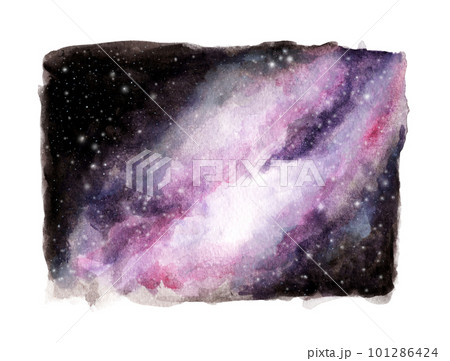Watercolor painting of paint brush. Watercolor painting of paint brush. 101286424
