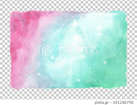 Abstract watercolor galaxy sky background, Cosmic texture with stars. Night sky. fantasy background and pastel color. 101286756