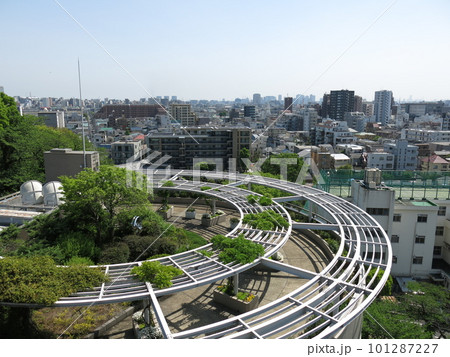 大田区立池上会館の展望台からの眺め(南側 蒲田駅・大田区役所・池上駅方向) 大田区立池上会館の展望台からの眺め(南側 蒲田駅・大田区役所・池上駅方向) 101287227
