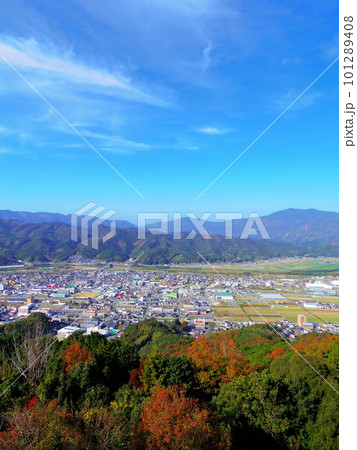 愛媛県大洲市大洲盆地(秋) 愛媛県大洲市大洲盆地(秋) 101289408