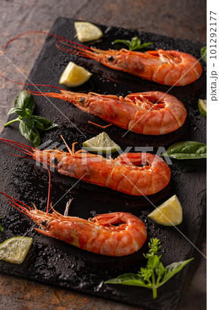 Shrimps. Fresh prawns Shrimps. Fresh prawns 101292177