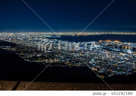 六甲山から望む夜景 六甲山から望む夜景 101292580
