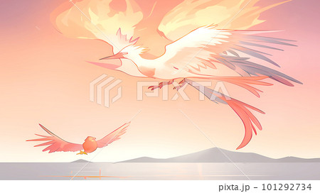 火の鳥イメージ背景5 101292734