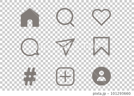 SNS Icon_Simple 01 101293660