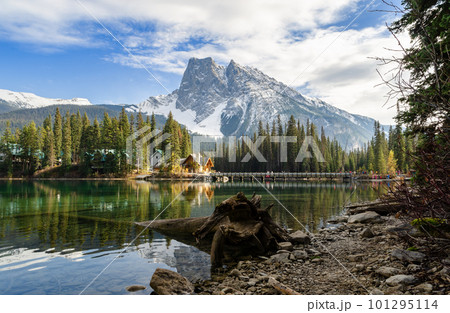 Emerald Lake in Yoho National Park, British Columbia, canada Emerald Lake in Yoho National Park, British Columbia, canada 101295114