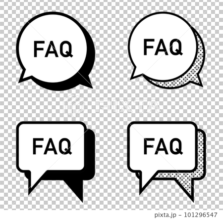 問答圖標集 Q&A 問答圖標集 Q&A 101296547