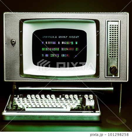【AI生成】古いコンピュータ（Old Computer 009） 101298258