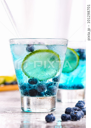 Blue Mojito Blue Curacao Blue Mojito Blue Curacao 101298701