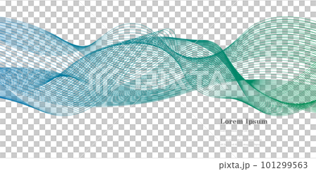 幾何抽象波科學背景透明 101299563