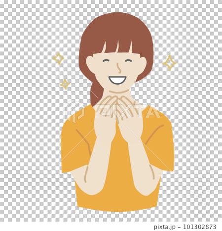 Rejoicing woman Rejoicing woman 101302873