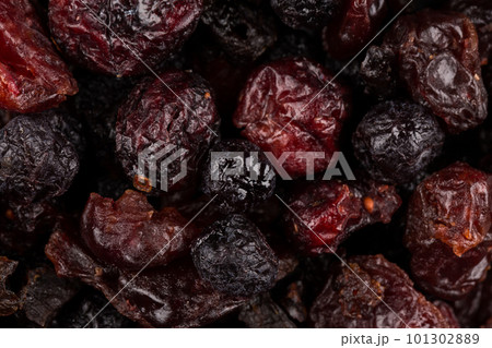 Dried cranberries, cherries and blueberries 101302889