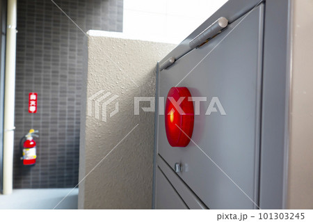 マンションの連結送水管・放水口 101303245