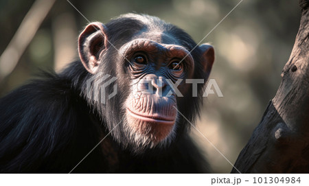 野生のチンパンジー 101304984