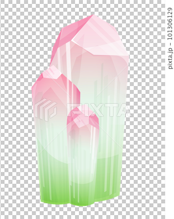Illustration of gemstone _ electric stone _ tourmaline Illustration of gemstone _ electric stone _ tourmaline 101306129