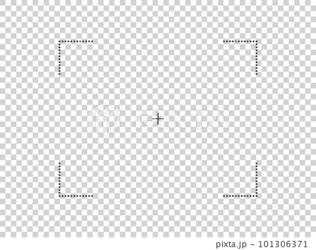 Camera focus target screen. Vector photo camera viewfinder illustration. 101306371
