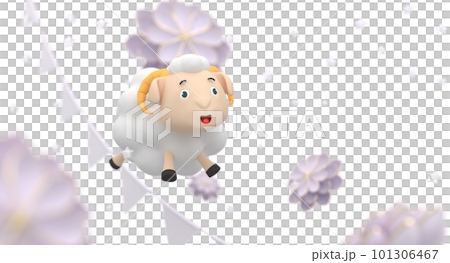 Eid al-Adha official holidays which are celebrated within Islam. 3d illustration of Eid al-Adha 101306467