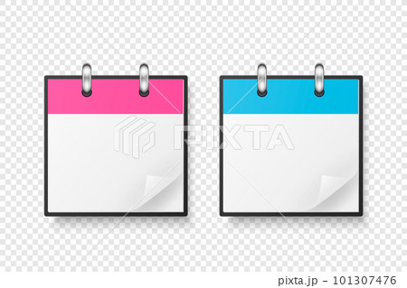 Vector 3d Realistic Paper Classic Simple Minimalistic Blue and Pink Calendar Icon Set Closeup Isolated on White Background. Design Template for Holiday Card, Banner, Wall Calendar Vector 3d Realistic Paper Classic Simple Minimalistic Blue and Pink Calendar Icon Set Closeup Isolated on White Background. Design Template for Holiday Card, Banner, Wall Calendar 101307476