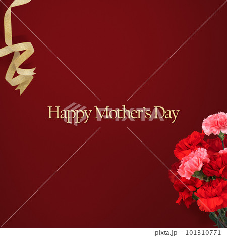 母の日の素材 101310771