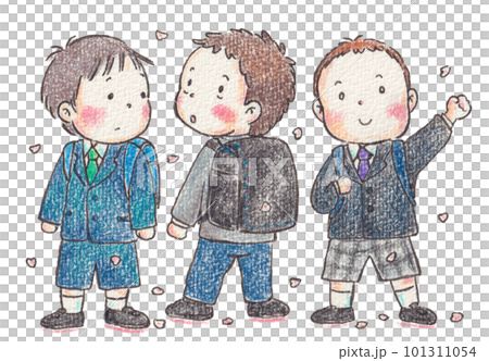 參加入學典禮的孩子們 參加入學典禮的孩子們 101311054