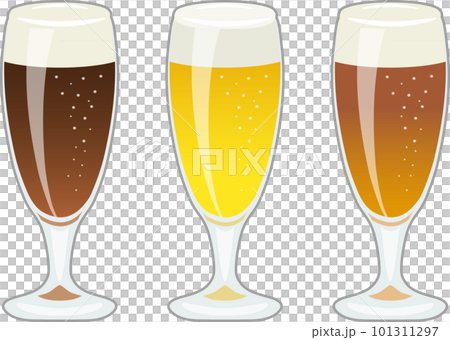 グラスのビールセット 101311297