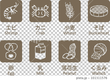 8 major allergens Food allergies Allergies Allergy labeling 8 items 101311576