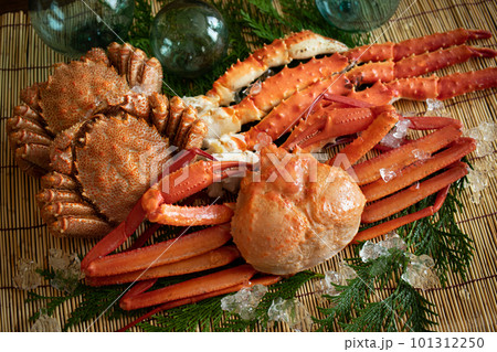 様々な蟹のセットイメージ 様々な蟹のセットイメージ 101312250