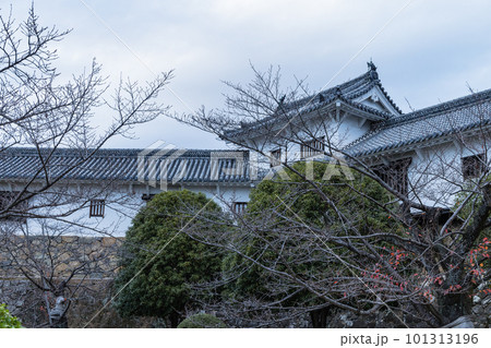 日本　兵庫県姫路市にある姫路城の化粧櫓 101313196