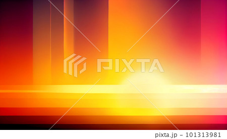 Generative AI, Radiant Sunset: A Smooth and Abstract Gradient of Warm Yellows, Oranges, and Pinks 101313981