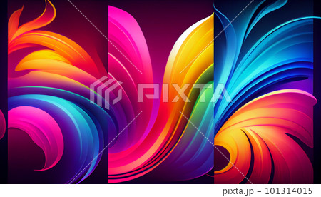 Generative AI, Electric Dreams: A Vibrant and Bold Neon Gradient Design Generative AI, Electric Dreams: A Vibrant and Bold Neon Gradient Design 101314015