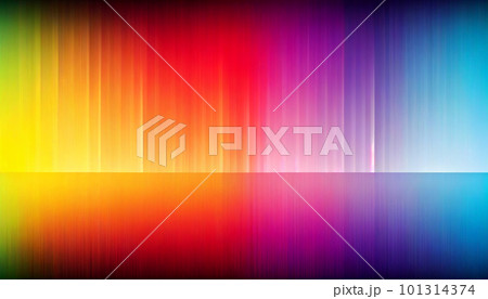 Generative AI, Rainbow Rhapsody: An Energetic and Playful Gradient Design 101314374