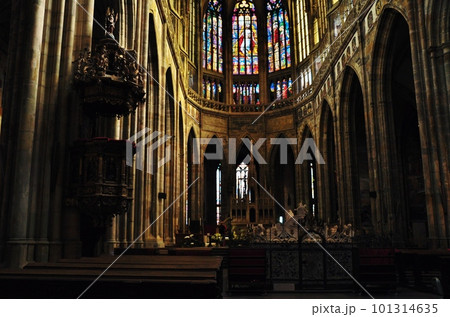 聖ヴィート大聖堂の内観 101314635