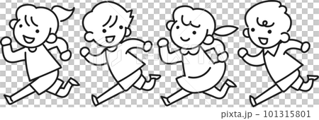 好朋友笑著跑 101315801