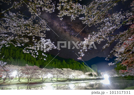 桜と天の川 101317331