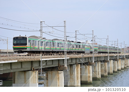 東海道本線 茅ヶ崎ー平塚 JR東日本 E231系1000番台 K-33編成(国府津) 東海道本線 茅ヶ崎ー平塚 JR東日本 E231系1000番台 K-33編成(国府津) 101320510