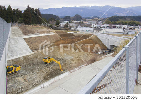 九州中央自動車道油圧ショベル 城平地区 九州中央自動車道油圧ショベル 城平地区 101320658