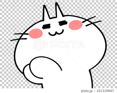 乞討貓插畫素材 乞討貓插畫素材 101320667