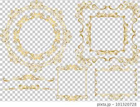 Vintage calligraphic style frame material 12 Vintage calligraphic style frame material 12 101320728