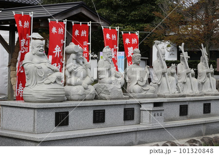 高森町白蛇神社内の七福神 101320848