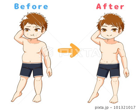 ダイエットした男性 101321017