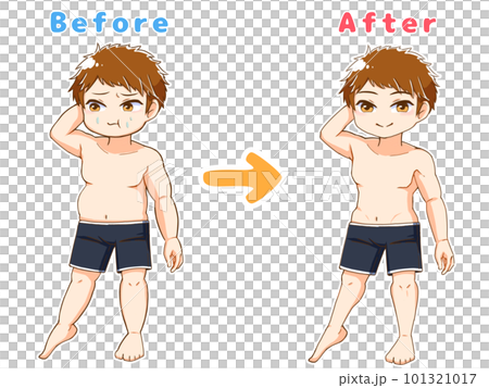 ダイエットした男性 101321017