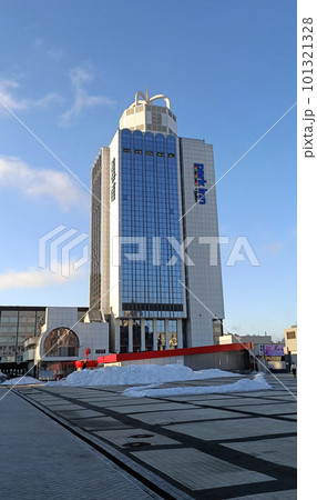 Kiev, Ukraine March 3, 2021: Hotel Sport in the city of Kiev Kiev, Ukraine March 3, 2021: Hotel Sport in the city of Kiev 101321328