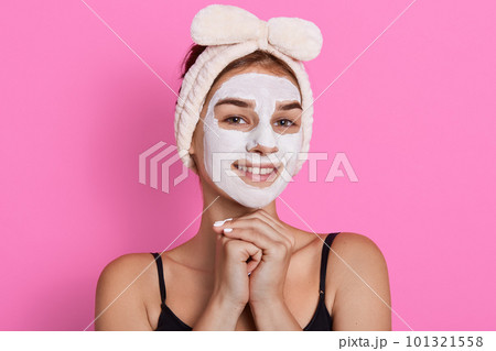 cute white mask