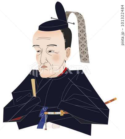 徳川家慶　肖像画　デフォルメ 101322484