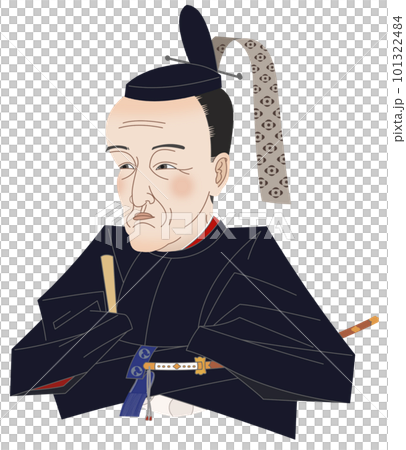 徳川家慶　肖像画　デフォルメ 101322484