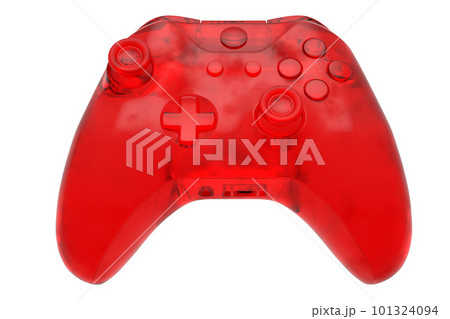 Realistic video game joystick in trendy style glassmorphism or frosted glass Realistic video game joystick in trendy style glassmorphism or frosted glass 101324094