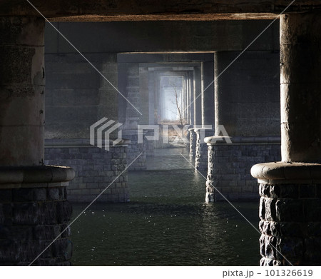 Kiev, Ukraine January 21, 2020: City, Kiev bridge over the Dnieper river, named after Paton, aging, rusting and requiring repair Kiev, Ukraine January 21, 2020: City, Kiev bridge over the Dnieper river, named after Paton, aging, rusting and requiring repair 101326619