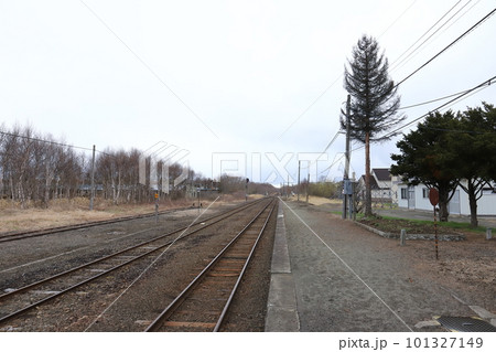 北海道 浜中 JR花咲線茶内駅 北海道 浜中 JR花咲線茶内駅 101327149