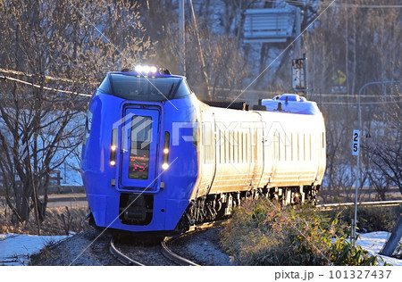 石北本線　伊香牛ー愛別　JR北海道　キハ283系（苗穂）　大雪 101327437