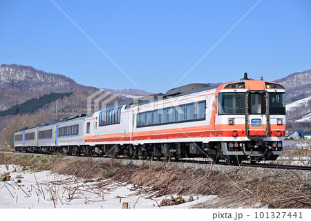 宗谷本線　蘭留ー比布　JR北海道　キハ183系（苗穂）　サロベツ 101327441